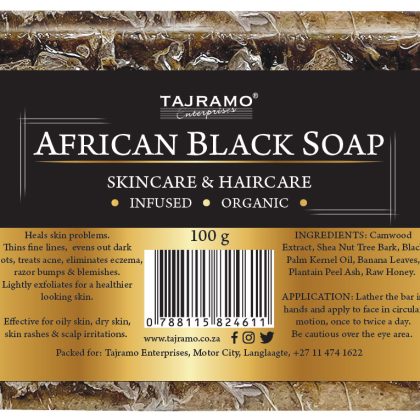 Infused African Black Soap