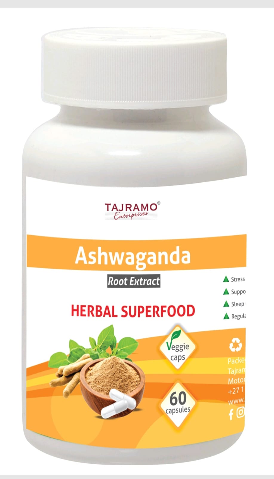 Ashwaganda Herbal SuperFood 60caps